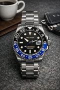 Submariner Batman – Black Blue Bezel Automatic Dive Watch | Helixon Watches