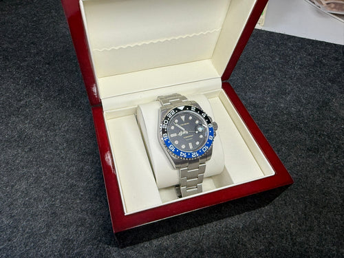 Submariner Batman – Black Blue Bezel Automatic Dive Watch | Helixon Watches